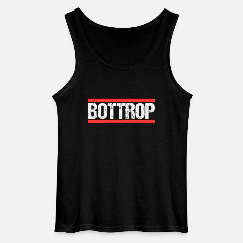 Bottroperin Bottroper Bottrop - Gildan Männer Tank Top - Schwarz