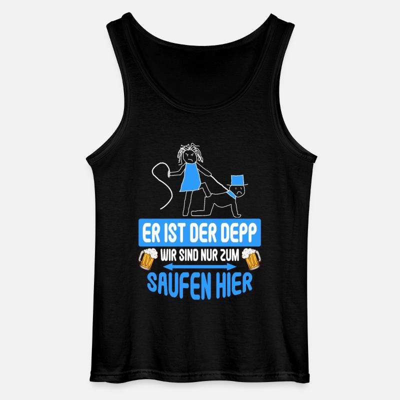 Junggesellenabschied Poltern Polterabend JGA - Gildan Männer Tank Top - Schwarz