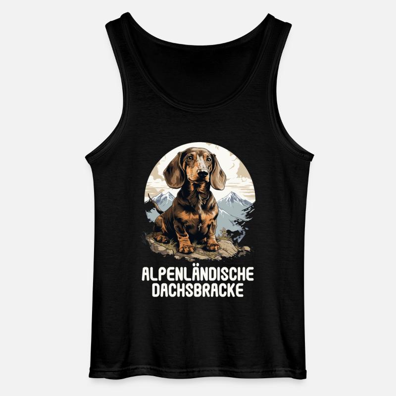 Alpenländische Dachsbracke - Gildan Männer Tank Top - Schwarz