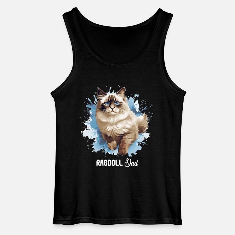 Ragdoll - Gildan Männer Tank Top - Schwarz