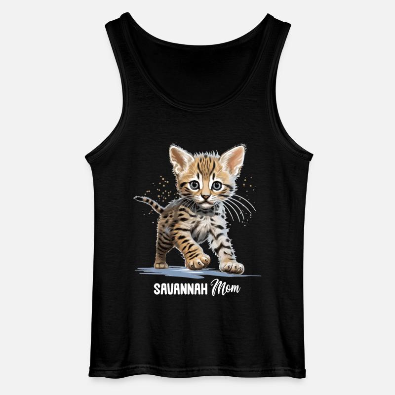 Savannah - Gildan Männer Tank Top - Schwarz