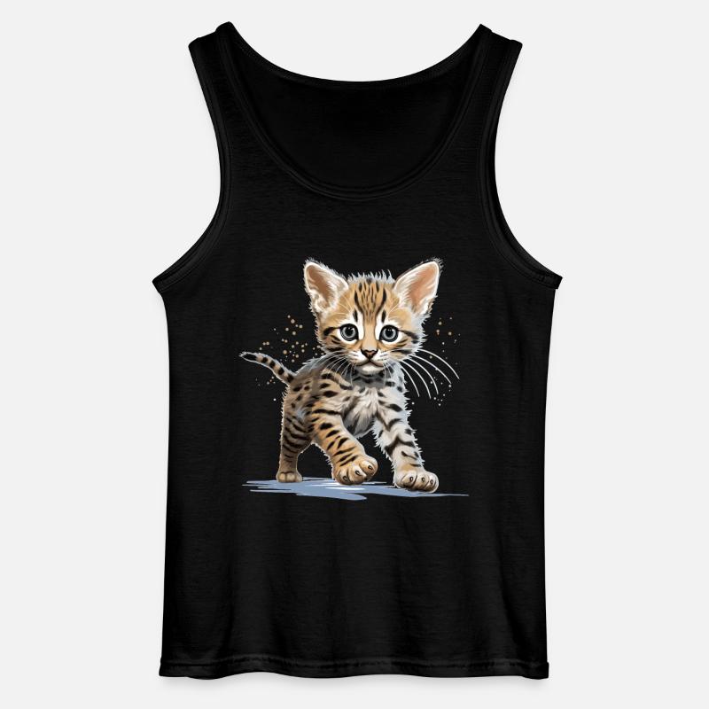 Savannah - Gildan Männer Tank Top - Schwarz