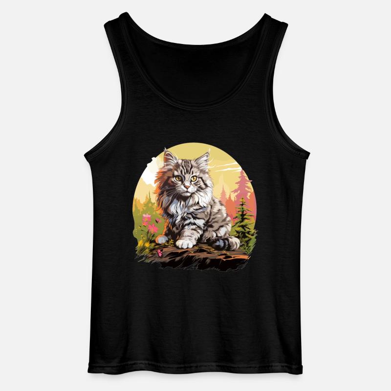 Ragamuffin Kätzchen Ragamuffin Katze - Gildan Männer Tank Top - Schwarz