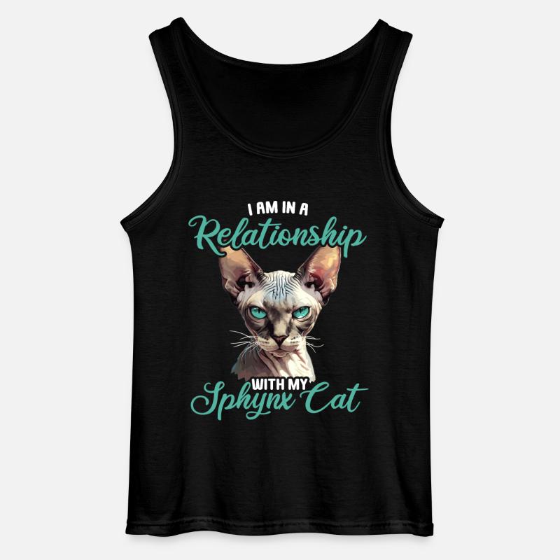 Sphynx Kätzchen Sphynx Katze - Gildan Männer Tank Top - Schwarz
