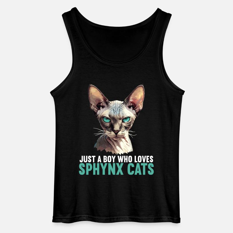 Sphynx Kätzchen Sphynx Katze - Gildan Männer Tank Top - Schwarz