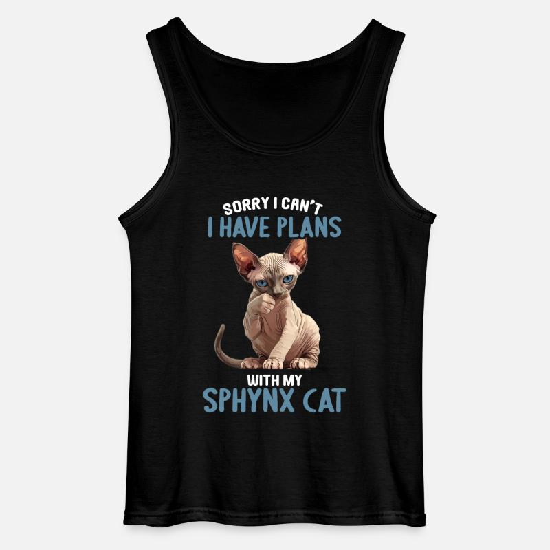 Sphynx Kätzchen Sphynx Katze - Gildan Männer Tank Top - Schwarz
