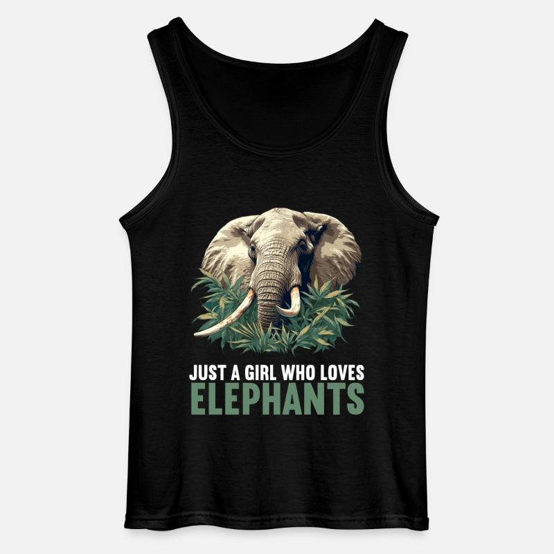 Elephant Elephant - Gildan Men’s Tank Top - black