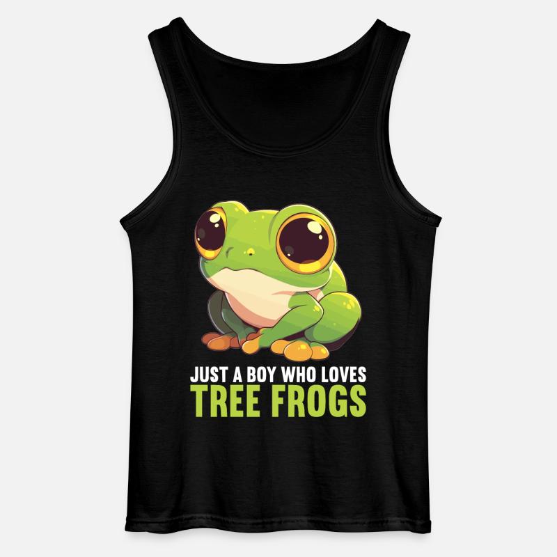 Tree Frog Baumfrösche Baumfrosch - Gildan Männer Tank Top - Schwarz