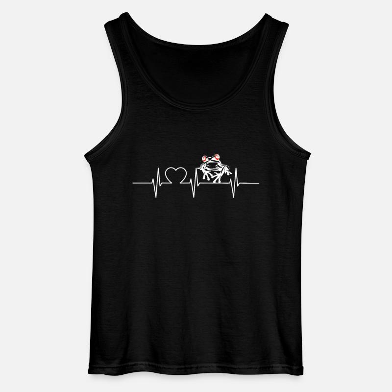 Tree Frog Baumfrösche Baumfrosch - Gildan Men’s Tank Top - black