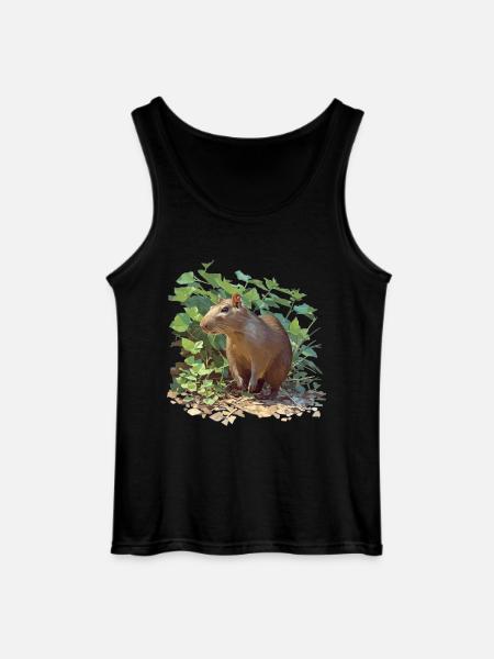 Agouti Agutis Aguti - Gildan Men’s Tank Top - black