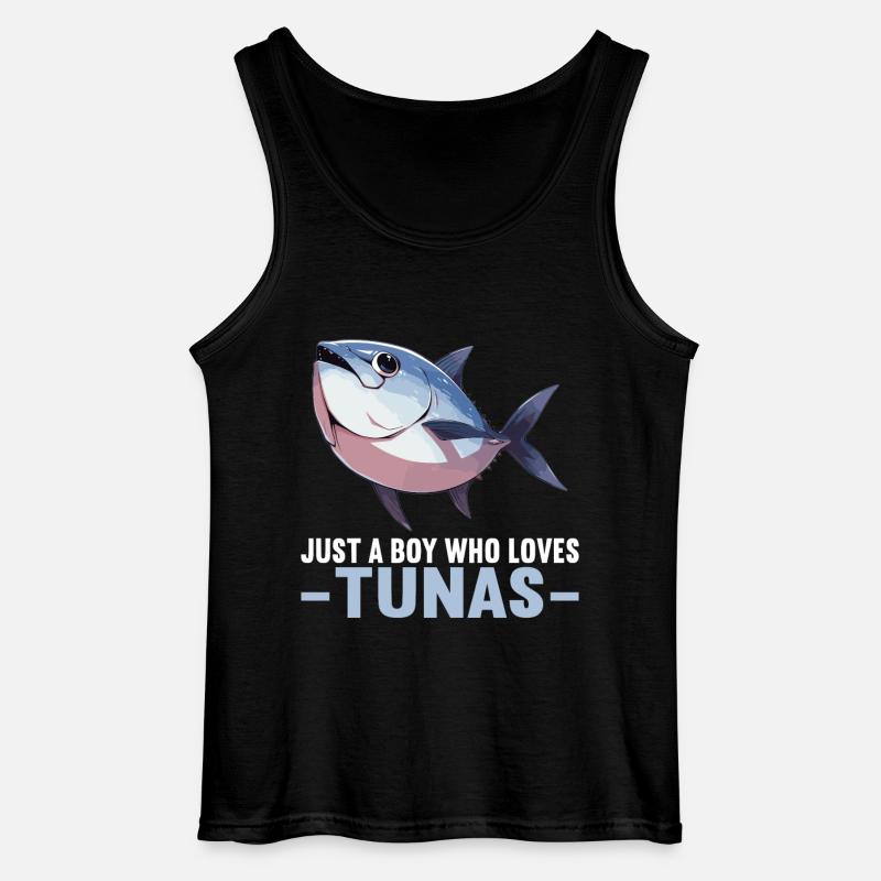 Tuna Thunfische Thunfisch - Gildan Männer Tank Top - Schwarz
