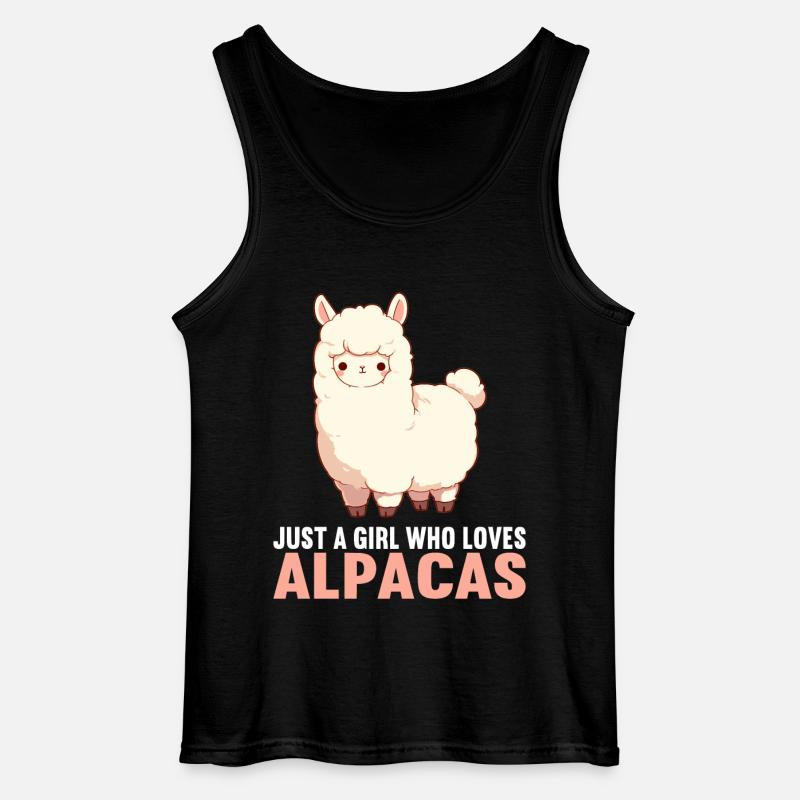 Alpaca Alpacas Alpaca - Gildan Men’s Tank Top - black