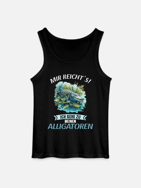 Alligatoren Alligator - Gildan Men’s Tank Top - black