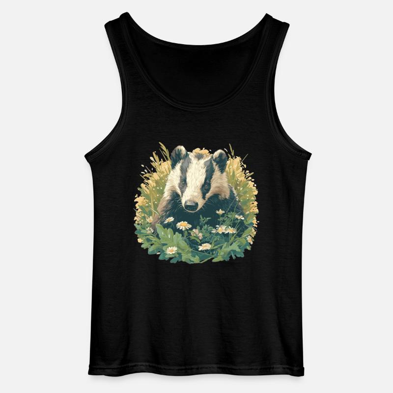 Badger Dachse Dachs - Gildan Männer Tank Top - Schwarz