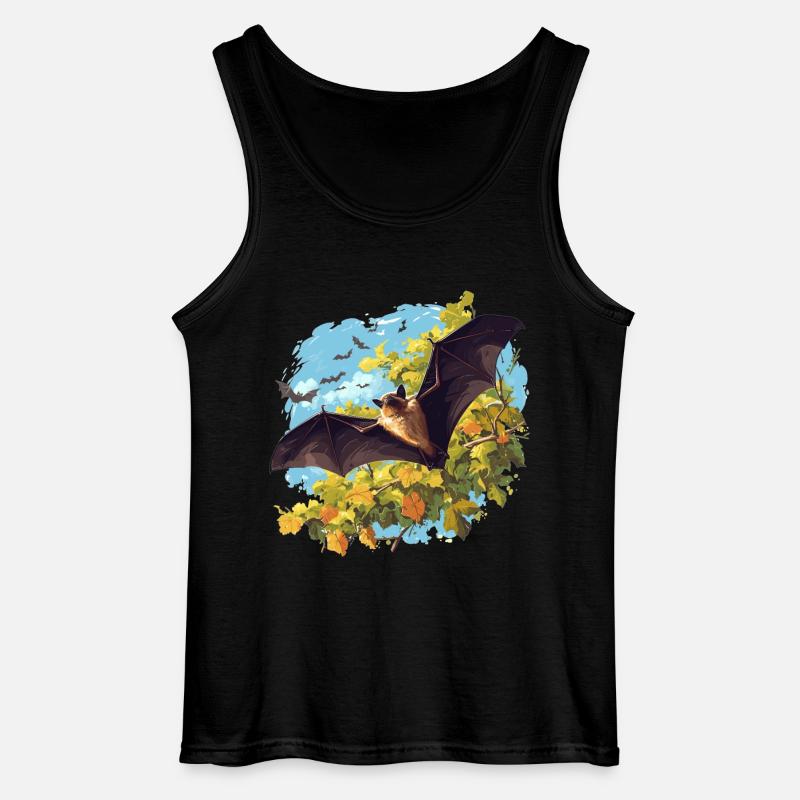 Bat Bats Bat - Gildan Men’s Tank Top - black