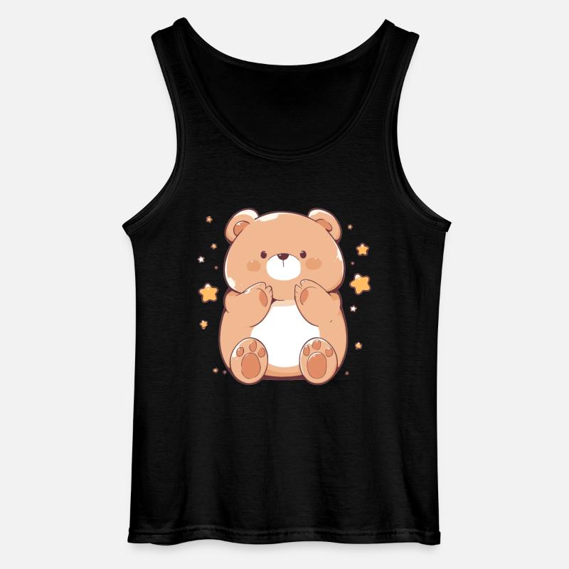 Bear Bären Bär - Gildan Männer Tank Top - Schwarz