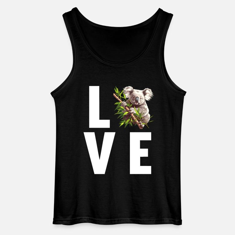 Koalas Koala - Gildan Men’s Tank Top - black