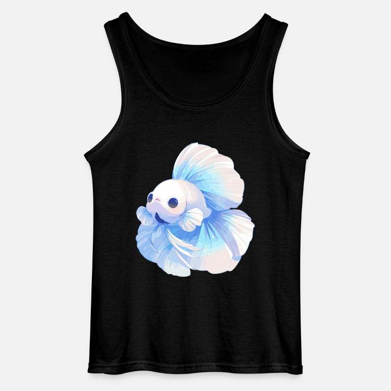 Bettas Betta Fish Betta - Gildan Men’s Tank Top - black