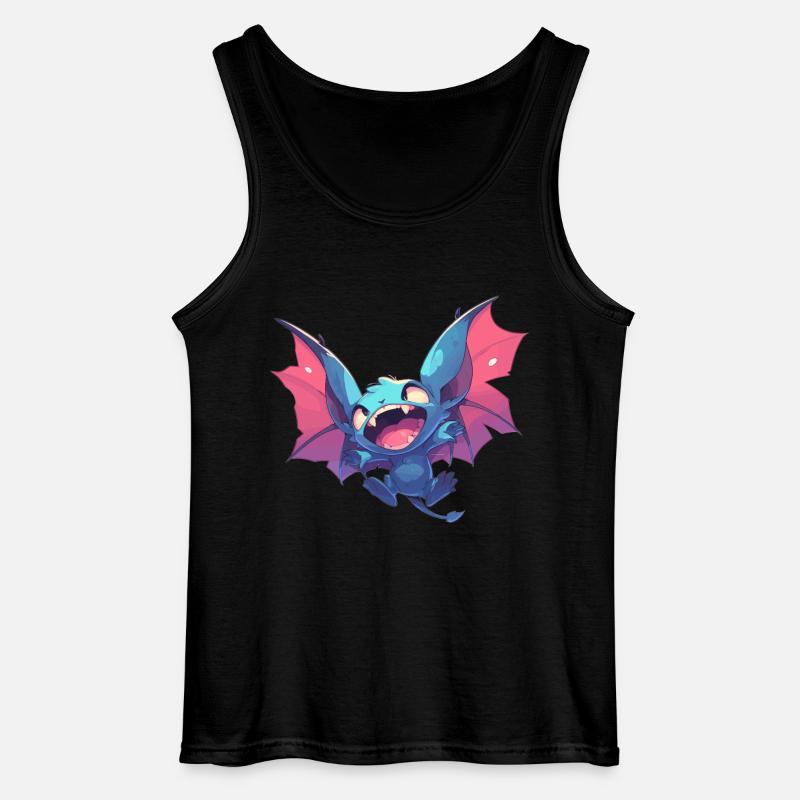 Bat Bats Bat - Gildan Men’s Tank Top - black