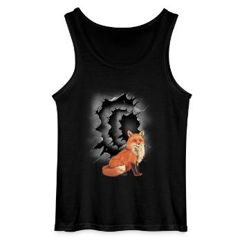 Fuchs Füchse Kind Kinder Märchenfigur - Gildan Männer Tank Top - Schwarz - Vorne - AI Model Male 185 dark (185cm)