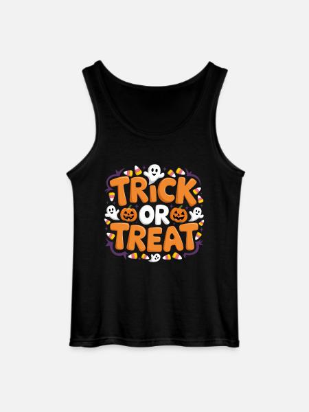 Trick or Treat - Gildan Men’s Tank Top - black