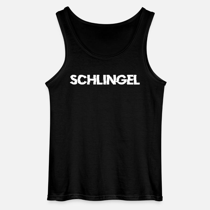 Schlingel - Gildan Männer Tank Top - Schwarz