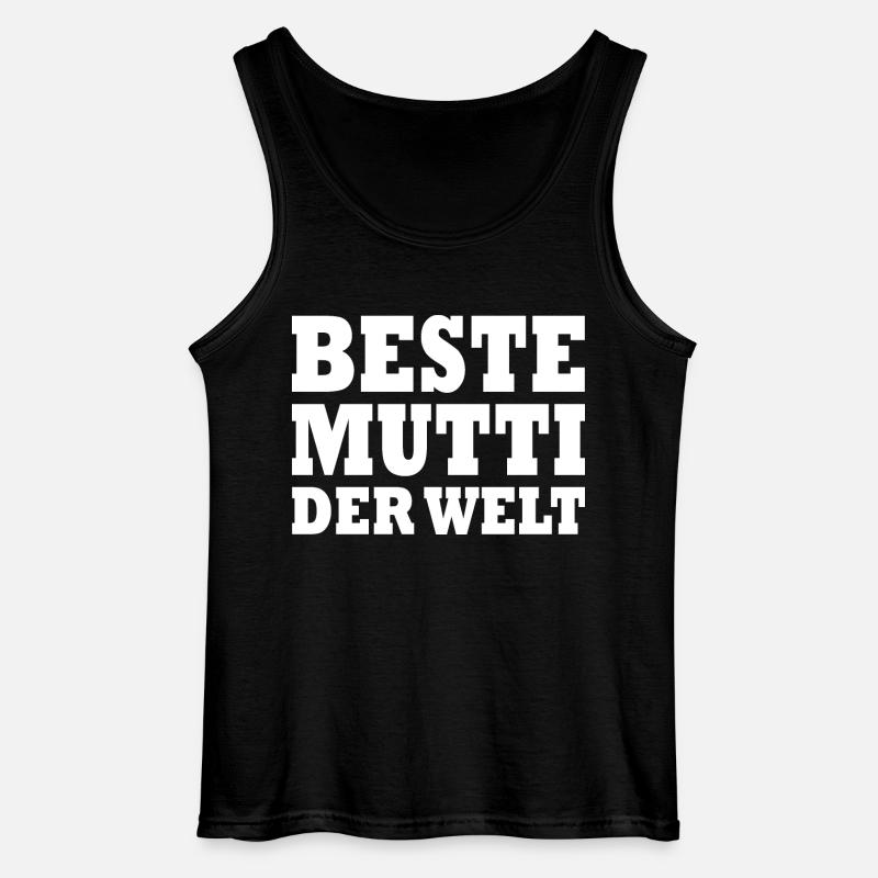 Beste mutti der welt - Gildan Männer Tank Top - Schwarz