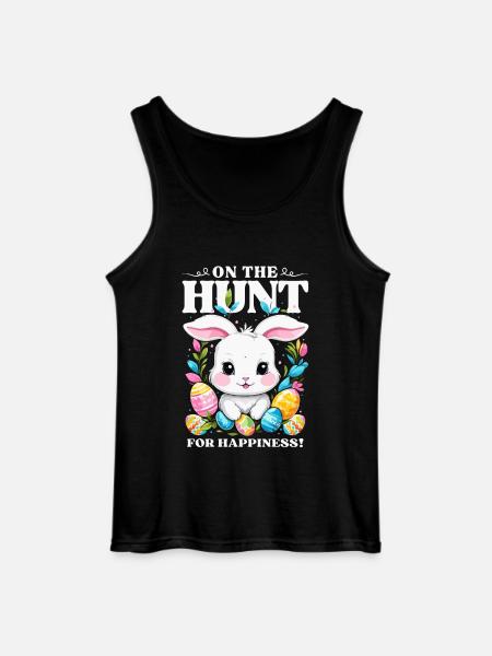 Easter - In Search of Happiness - Gildan Men’s Tank Top - black