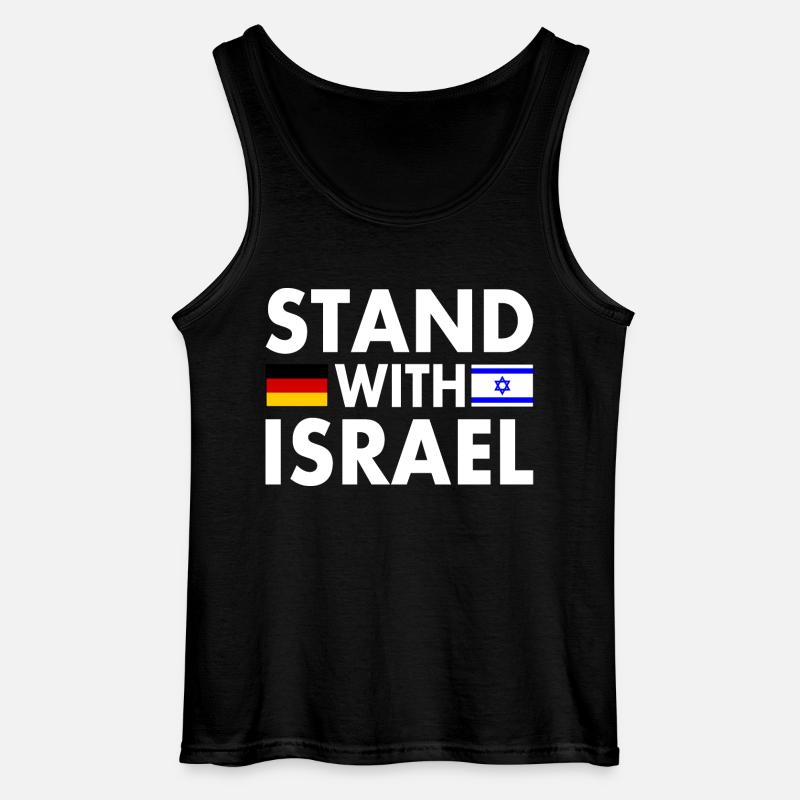 Israel - Gildan Männer Tank Top - Schwarz