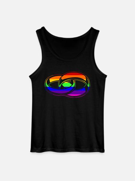 Gay Pride - Marriage - EN - Gildan Men’s Tank Top - black