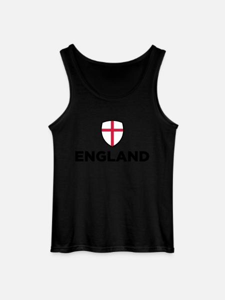 Drapeau national de l Angleterre - Débardeur Gildan Homme - noir