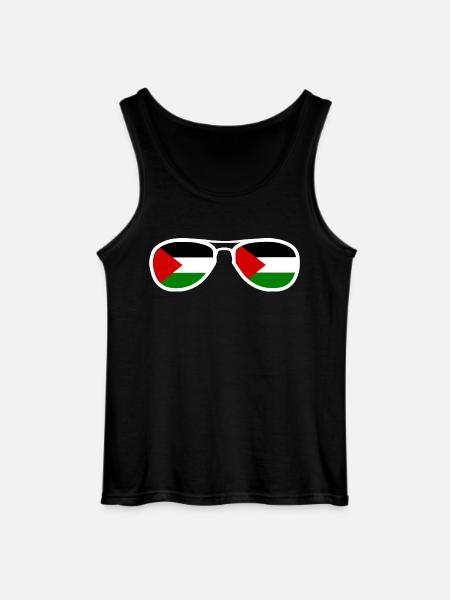 palestina - Gildan Men’s Tank Top - black