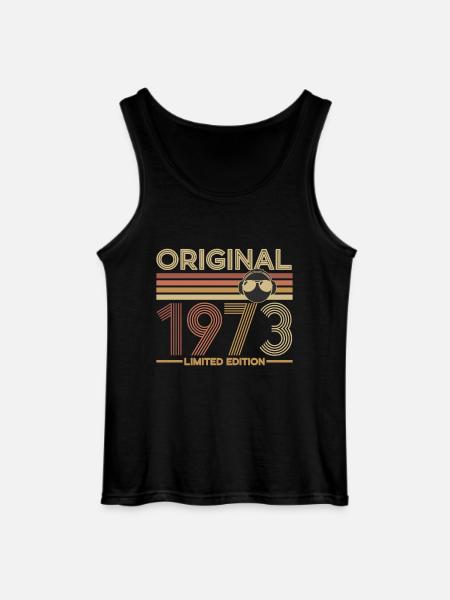 1973 - Gildan Men’s Tank Top - black