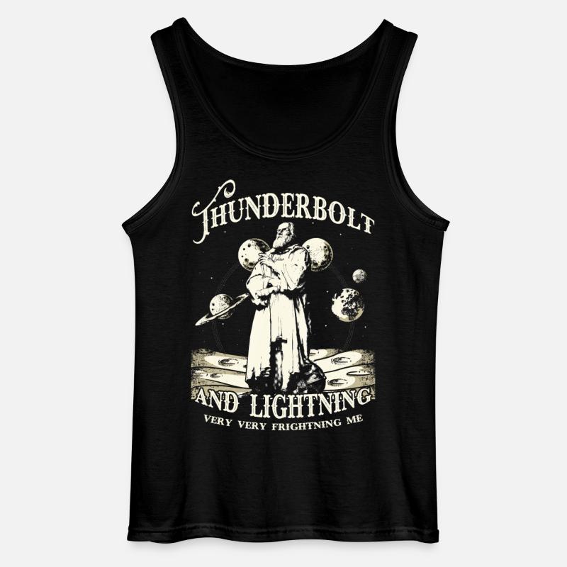 Thunderbolt and Lightning - Gildan Männer Tank Top - Schwarz
