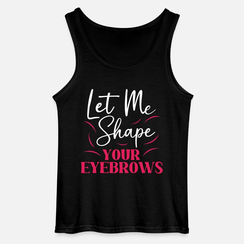 Make-up Microblading Kosmetik Kosmetikerin - Gildan Männer Tank Top - Schwarz