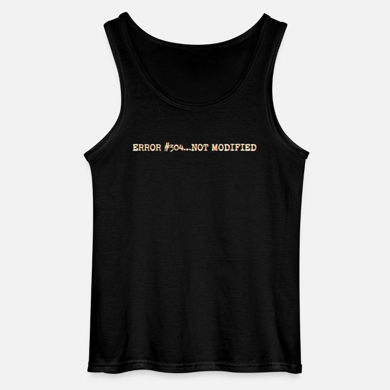 Error304_NotModified - Gildan Männer Tank Top - Schwarz