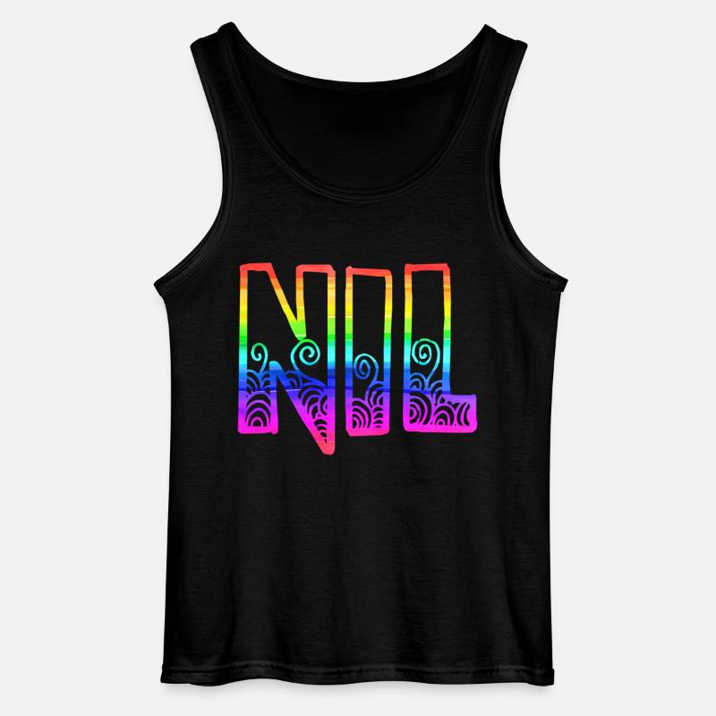 nil rs regenbogen - Gildan Männer Tank Top - Schwarz