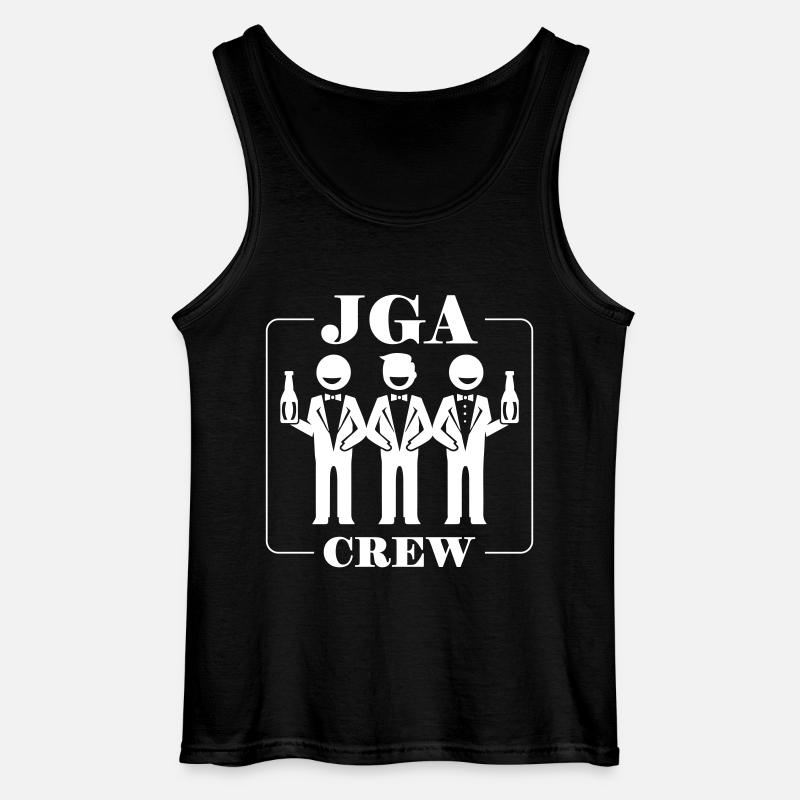 Junggesellenabschied Crew - Gildan Männer Tank Top - Schwarz