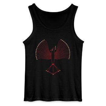 Phoenix - Gildan Men’s Tank Top - black - Front - AI Model Male 185 dark (185cm)