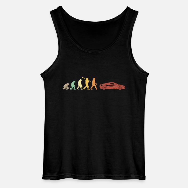 Auto De Sport Evolution - Gildan Men’s Tank Top - black