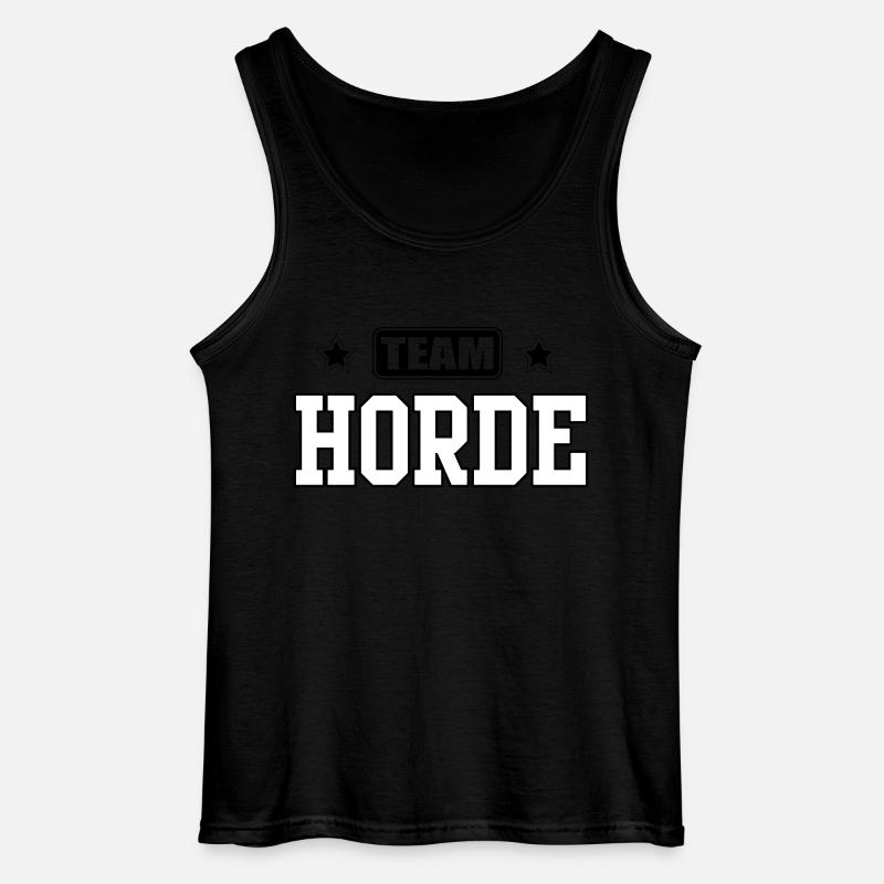 Team Horde - Gildan Männer Tank Top - Schwarz