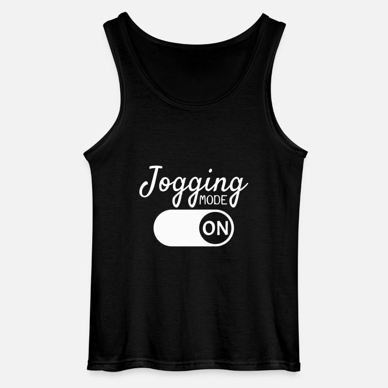 Joggen - Gildan Männer Tank Top - Schwarz