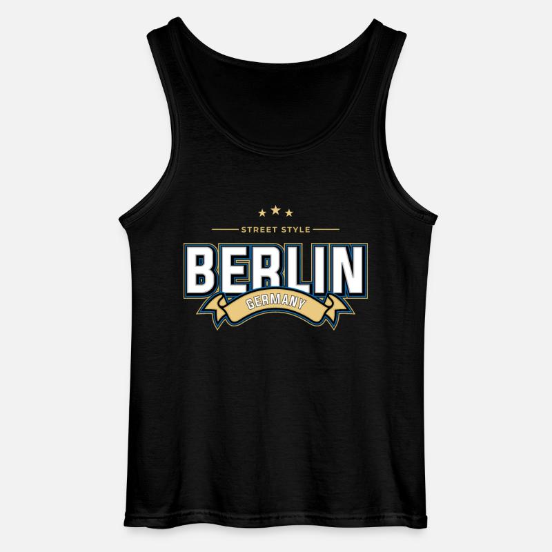Berlin - Gildan Männer Tank Top - Schwarz