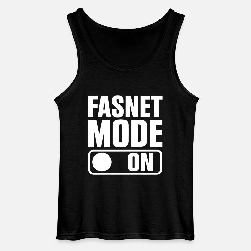 Fasnet Mode On - Gildan Männer Tank Top - Schwarz