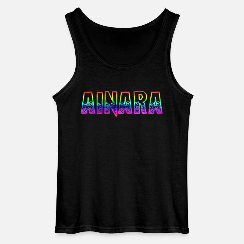 ainara rs regenbogen - Gildan Männer Tank Top - Schwarz