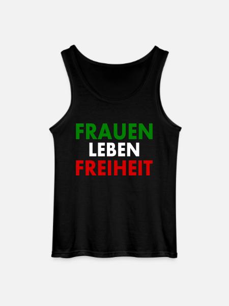 Frauen leben freiheit - Gildan Männer Tank Top - Schwarz