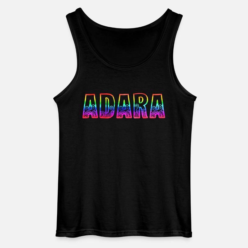 adara rs arc-en-ciel - Débardeur Gildan Homme - noir