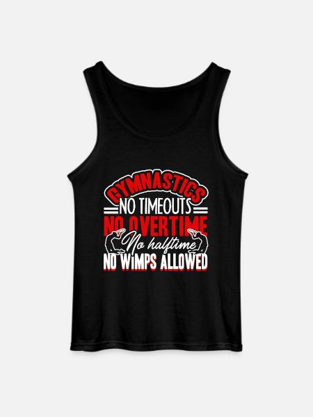 Gymnastic Funny Gymnastic - Gildan Men’s Tank Top - black
