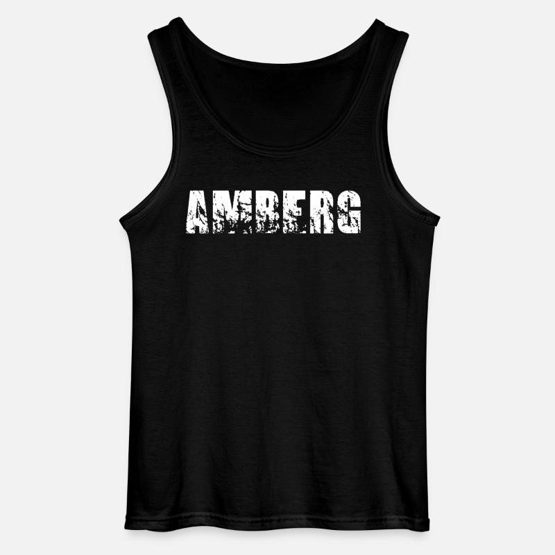 Amberg - Gildan Männer Tank Top - Schwarz