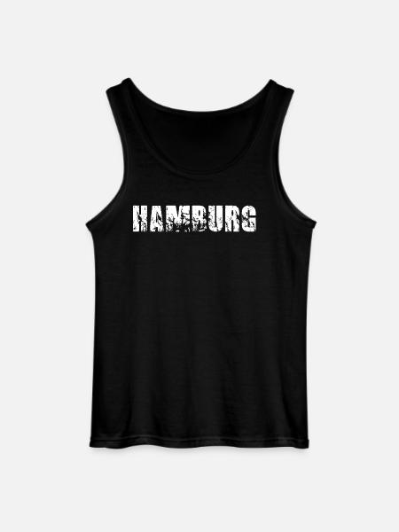 Hamburg - Gildan Männer Tank Top - Schwarz